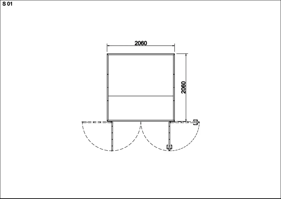 Storage unit S1 — floor plan