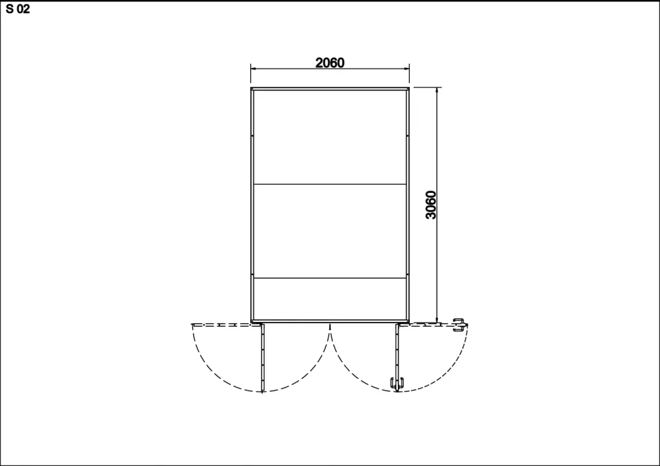 Storage unit S2 — floor plan