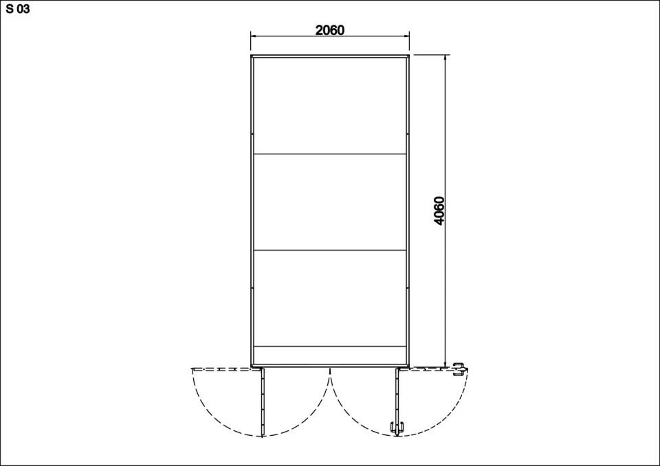 Storage unit S3 — floor plan
