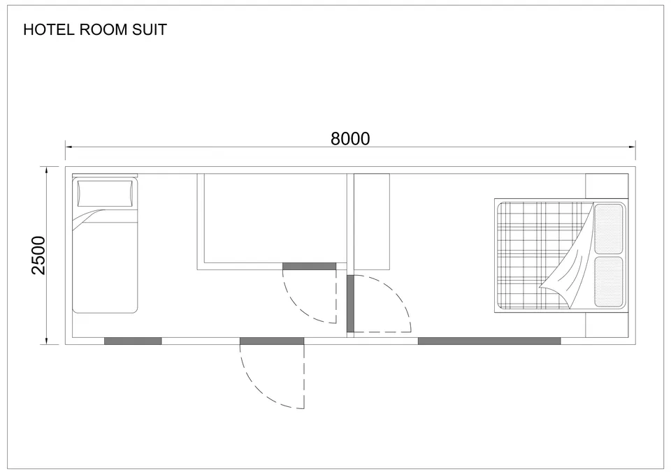 Hotel suite — floor plan